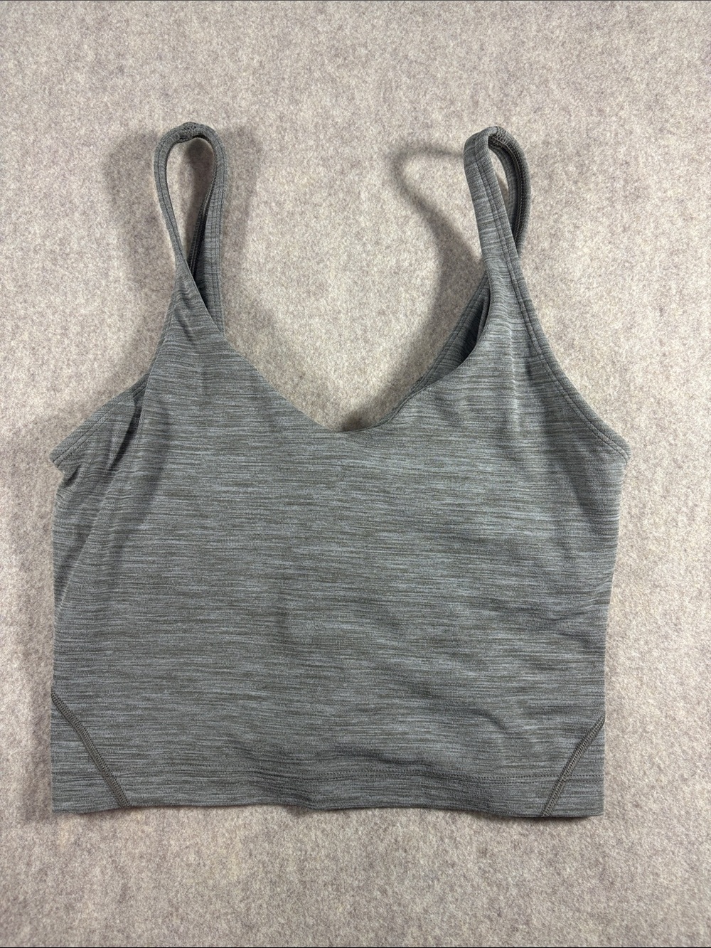 Lululemon Women’s Align Tank Top Radiate Foil Print Black Size 6 EUC